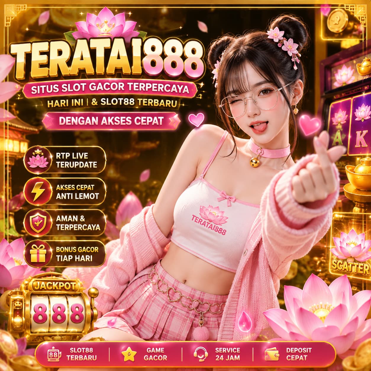 TERATAI888 | Situs Slot Gacor Terpercaya Hari Ini & Slot88 Terbaru dengan Akses Cepat